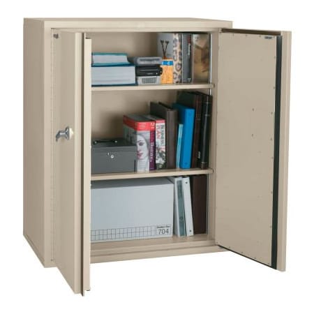 Fire King FireKing Fireproof Storage Cabinet, 36"Wx19-1/4"Dx44"H, Parchment, Assembled CF4436-DPA